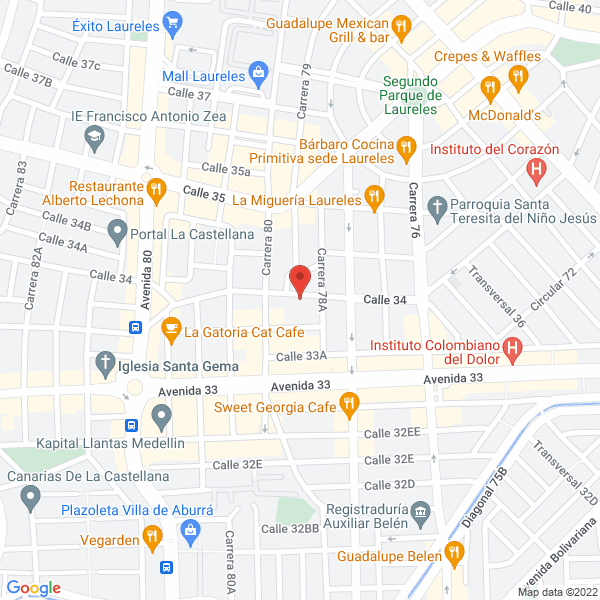Mapa de Alexis Manuel Romero