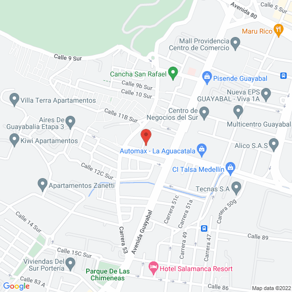 Mapa de Mototramites