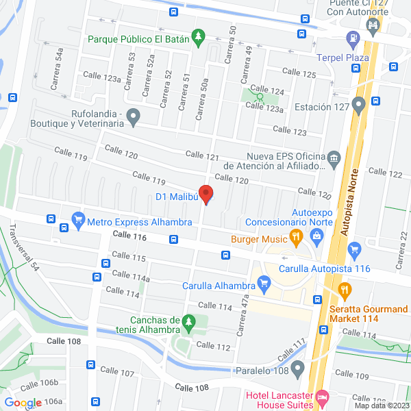 Mapa de El Fuerte De La Pizza Bogotá