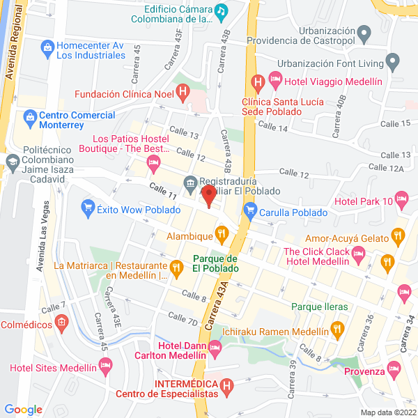 Mapa de Juan Carlos Gaviria Gomez