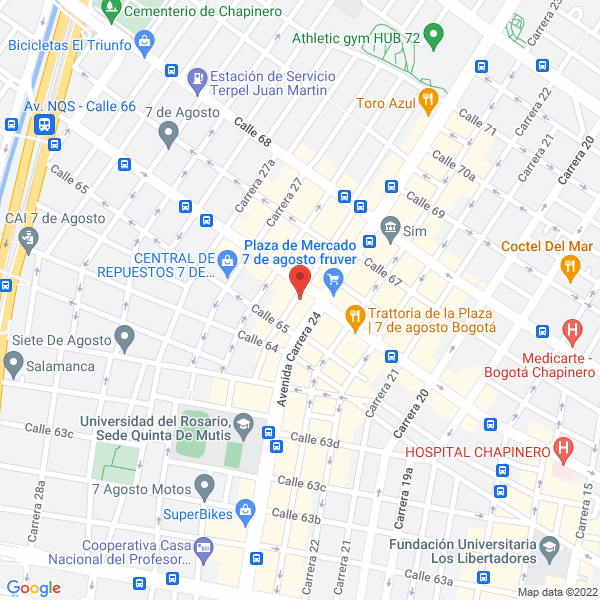 Mapa de Osnar Plomeria