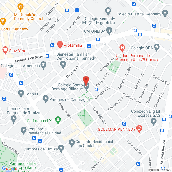 Mapa de Proyectos E Ingeniería Nh S.A.S