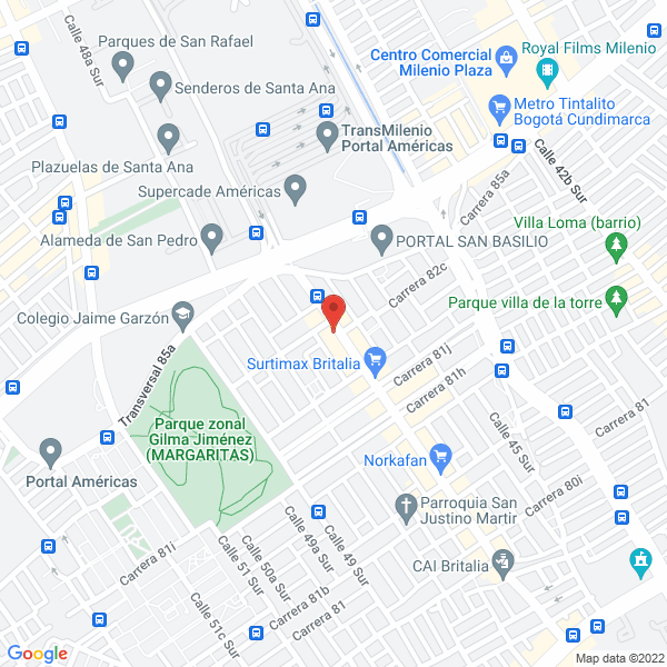Mapa de Proveedora De Electricos Tg