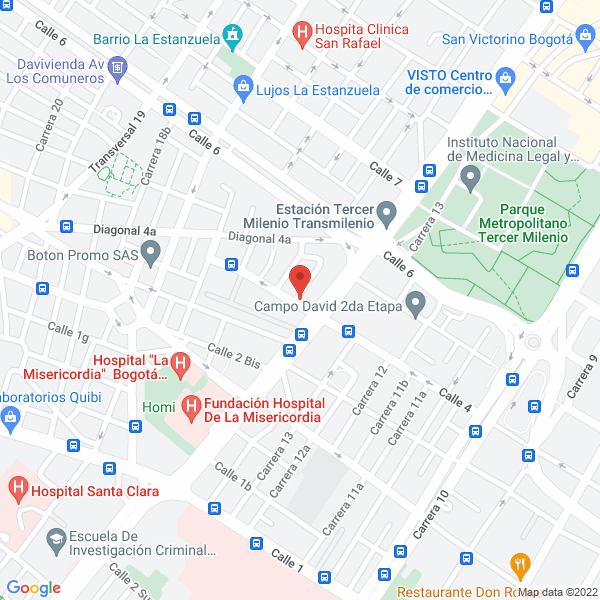 Mapa de Copragro S.A.S.
