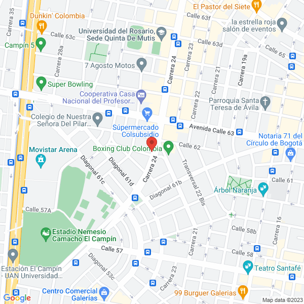 Mapa de D Y D Ltda.