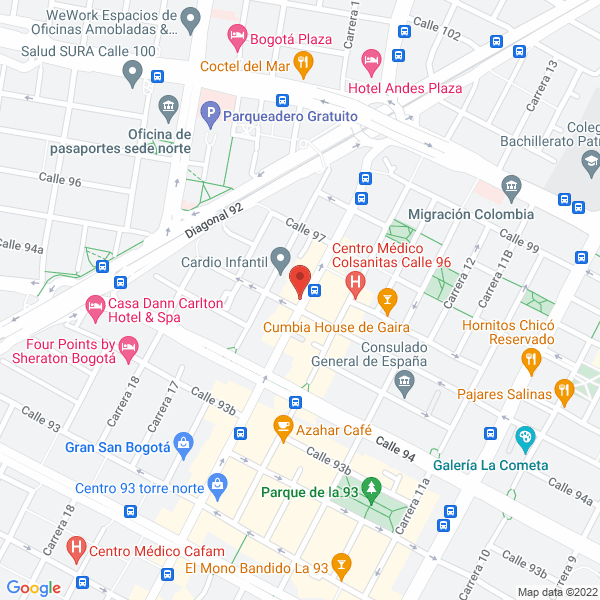Mapa de Asefinpro Ltda