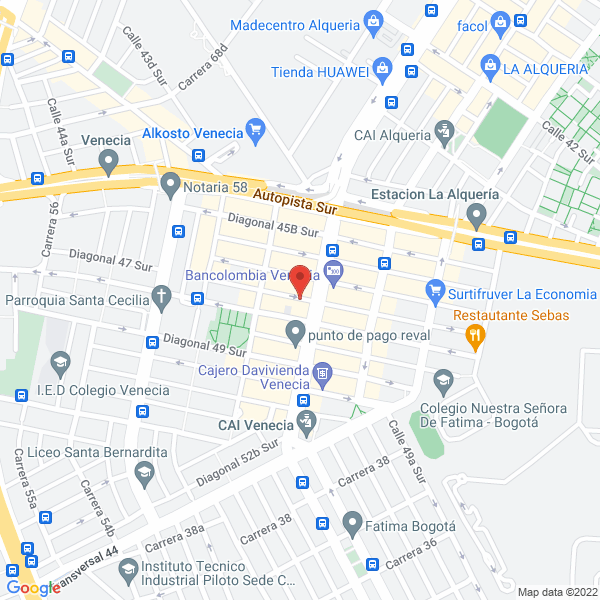 Mapa de Corpoempresa