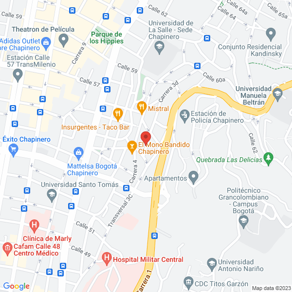 Mapa de Cielitolindo S.A.S.