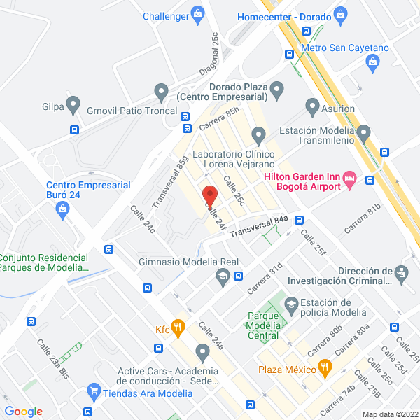Mapa de Districom La Sierra Ltda.