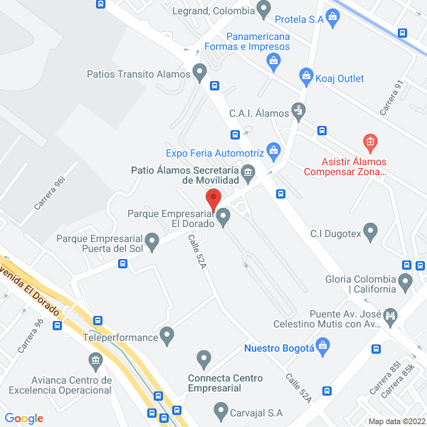 Mapa de Servipacking Ltda.