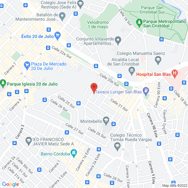 Mapa de Germán Orlando Díaz Martínez