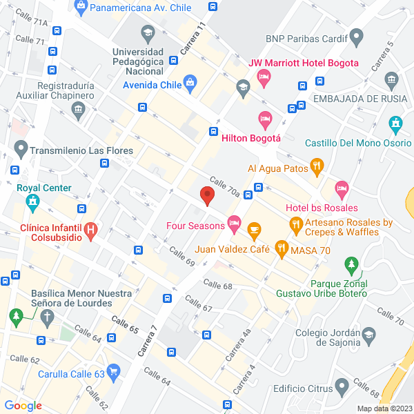 Mapa de Fondo Y Cía. Ltda.