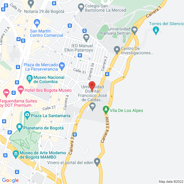 Mapa de Hasbún Tienda De Diseño