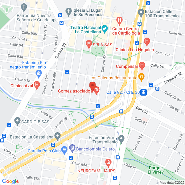 Mapa de Servicios Empresariales A Tiempo Ltda.