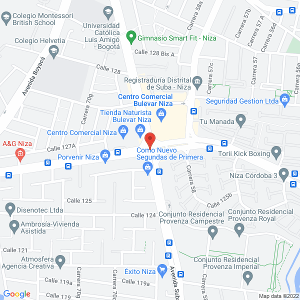 Mapa de Aeroplus S.A.S.