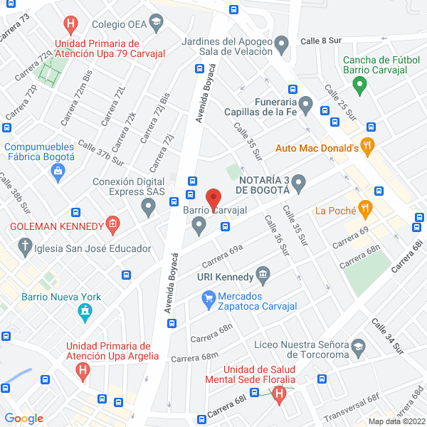 Mapa de Acedal Compuestos Plásticos S.A.S