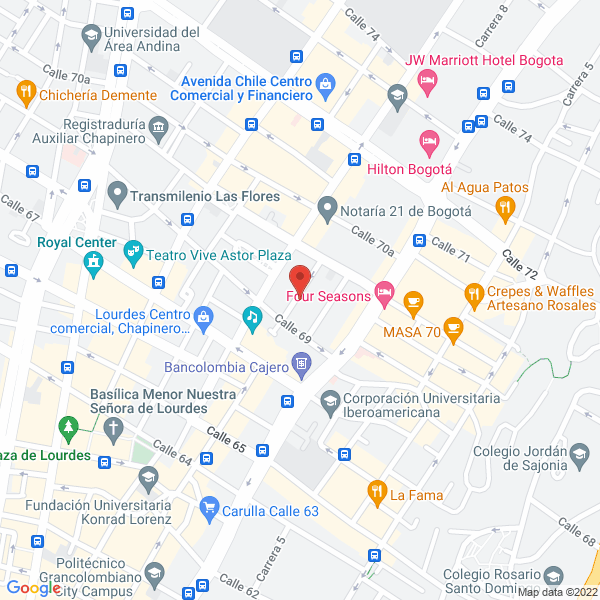 Mapa de Corporación Ecoversa