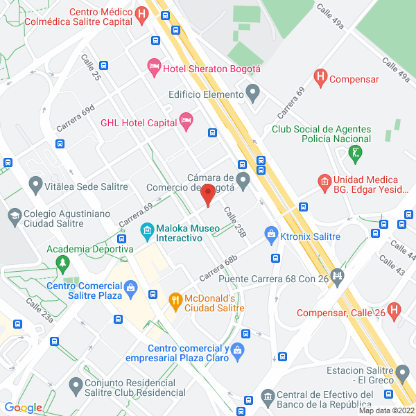 Mapa de Equipos Toyama De Colombia S.A.S.