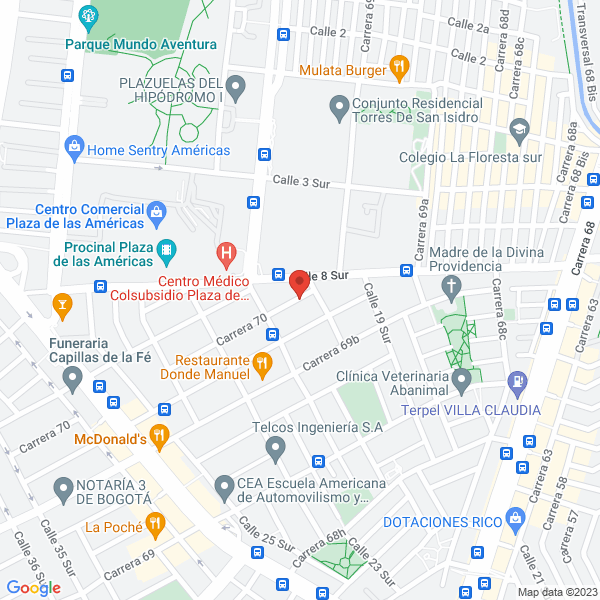 Mapa de Mifran S.A.S.