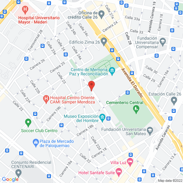 Mapa de Café Salim