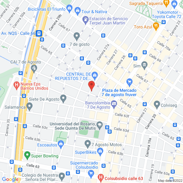 Mapa de Alejandro Pinzón