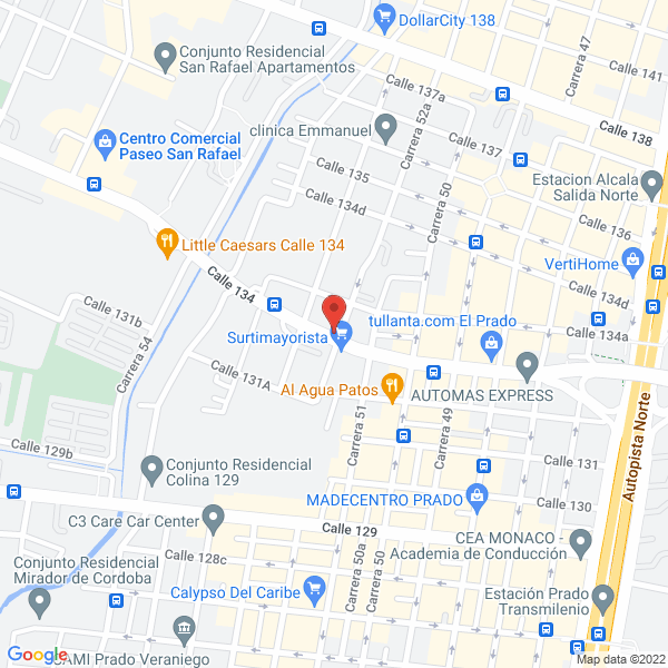 Mapa de Bio Pets S.A.S.
