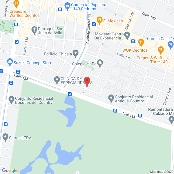 Mapa de Amp Méndez & Asociados Proyectos De Ingeniería Ltda.
