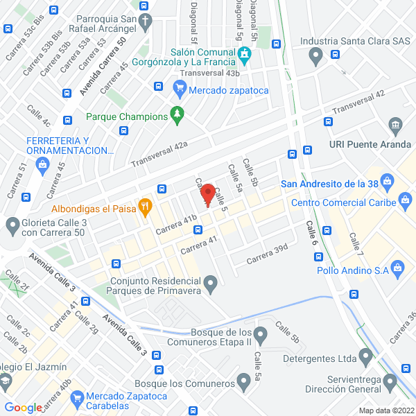 Mapa de Mauricio Acero Piraján