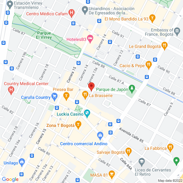 Mapa de Laserres Ltda.