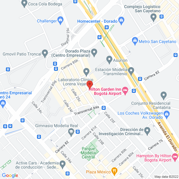 Mapa de Contacto Qhse Ltda.