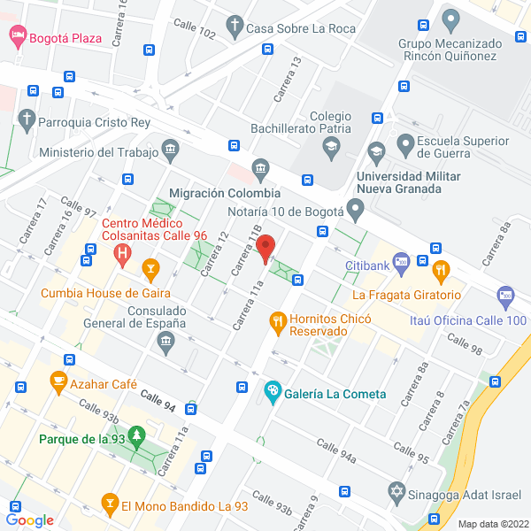 Mapa de Palmas De Puerto Gaitan S.A.S.