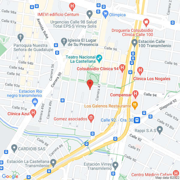 Mapa de Tienken S.A.S.
