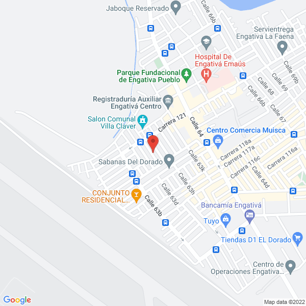 Mapa de Ajc Servicios S.A.S.