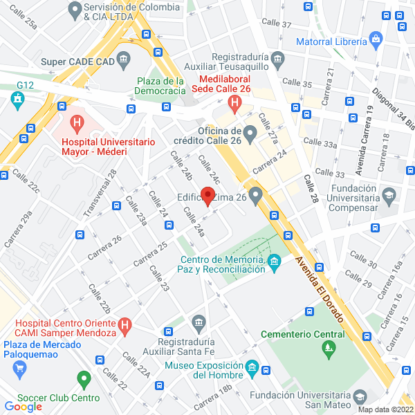 Mapa de Constructora E.M. Y Asociados Ltda.
