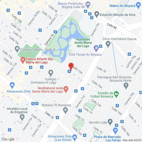 Mapa de Recreativosietes Ltda.