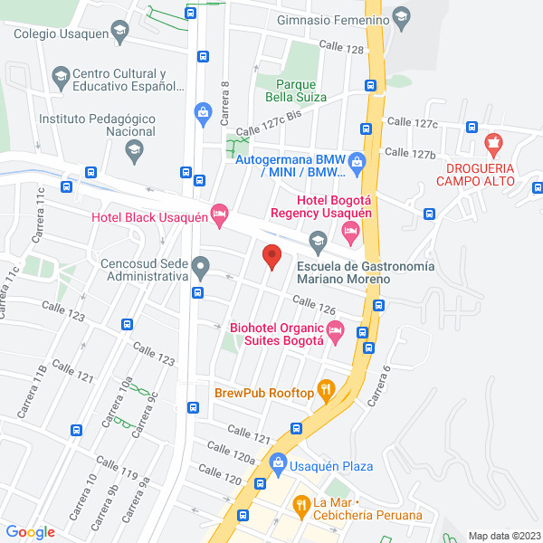Mapa de T V Imagenes Ltda