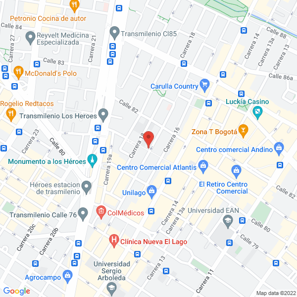 Mapa de Compuclones Y Marcas Ltda.