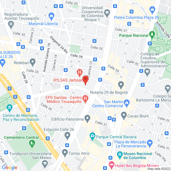 Mapa de Acin Ltda.