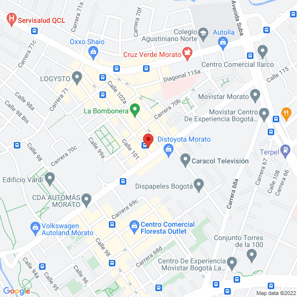 Mapa de Geociencias Y Sistemas Ltda.