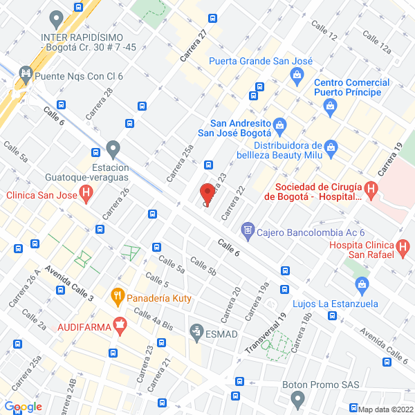 Mapa de Comercializadora Zion S.A.S.