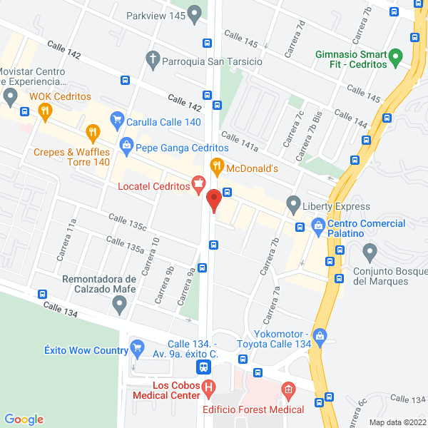 Mapa de Grupo Salud Colombia S.A.S.