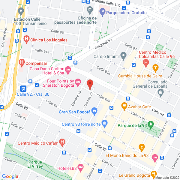 Mapa de Fernando Sanchez Castaño Y Cia Ltda