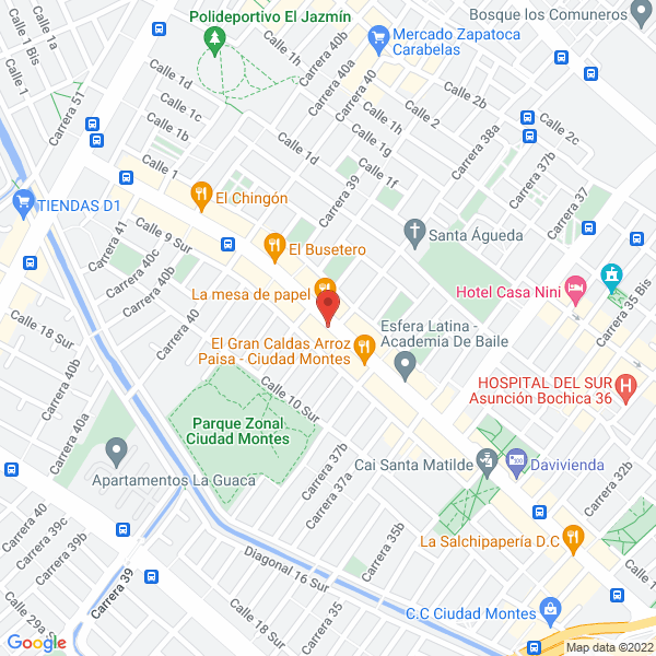 Mapa de Video Pizza La Premier Ltda.