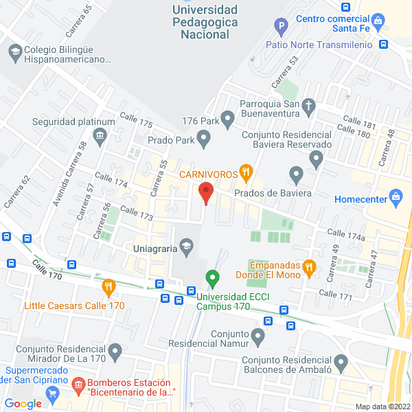 Mapa de Comunidad Cristiana Villa Del Prado