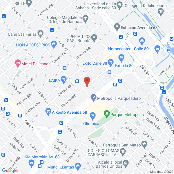 Mapa de Petro Express Supply S.A.S.