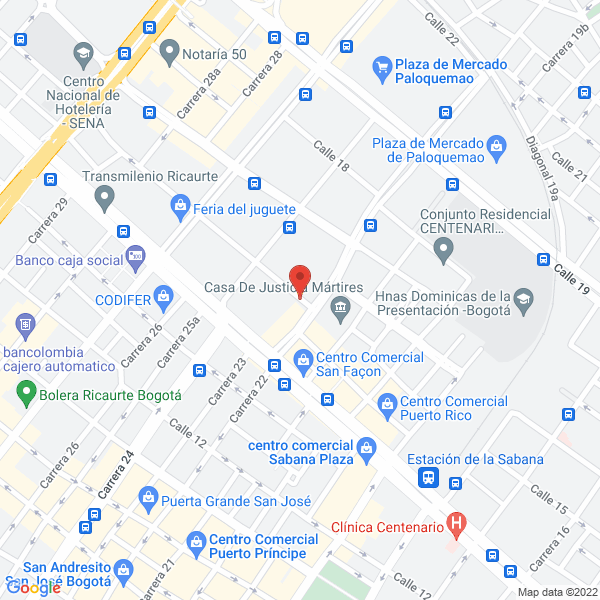 Mapa de Onatha Capex S.A.S.