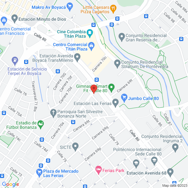 Mapa de Promotora De Excursiones Y Turismo S.A.S.