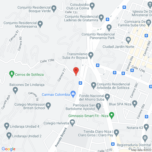 Mapa de B&P Capital S.A.S.