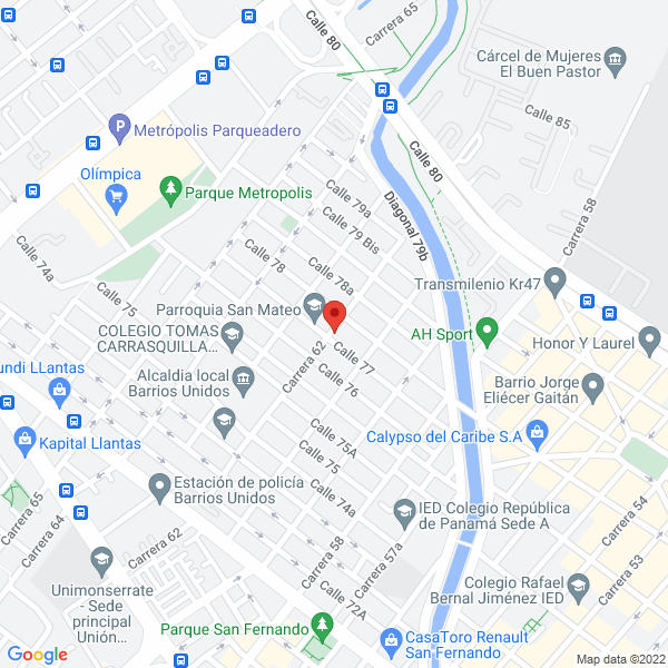 Mapa de Gama Formas S.A.