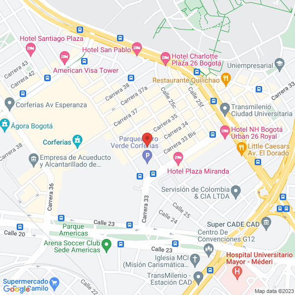 Mapa de Centro De Servicios Gerontológicos El Recuerdo